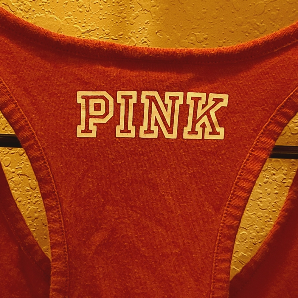 PINK AR Razorbacks sports tank top